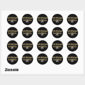 Sticker Rond Retraité (Feuille)