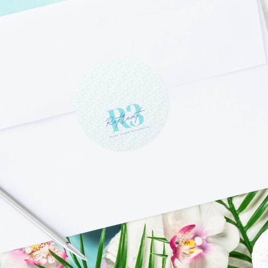 Sticker Rond Retraite de luxe Événement d'entreprise