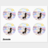 Sticker Rond Retriever du Labrador (Feuille)
