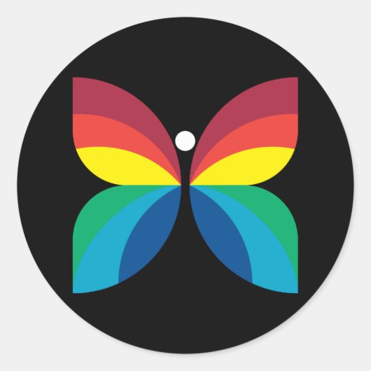 Sticker Rond  Rétro 1958-1966 (Devant)