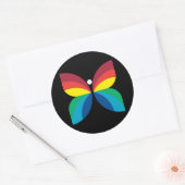 Sticker Rond  Rétro 1958-1966 (Enveloppe)