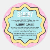 Sticker Rond Retro Amusants 80s Nostalgie Home Cuisine Droit de (Devant)