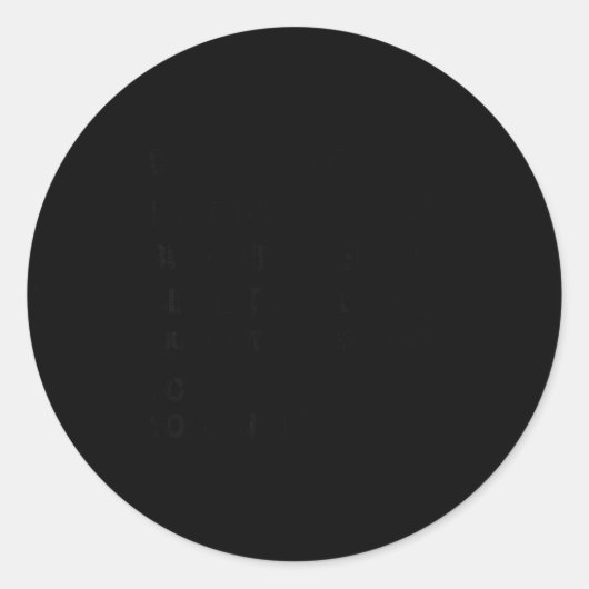 Sticker Rond Retro Dear Brother I Tried To Find The  (Devant)