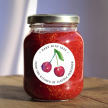 Retro Emballage de cerisier Décoration jarre Cuisi