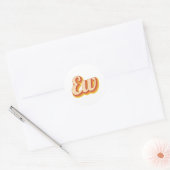 Sticker Rond Retro Ew (Enveloppe)