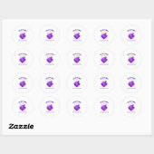 Sticker Rond Rétro Gamer (Feuille)