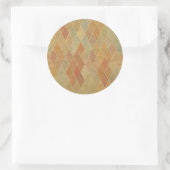 Sticker Rond Rétro geometric pattern 2 (Sac)