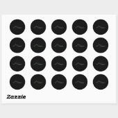 Sticker Rond Retro Handies Peak (Feuille)