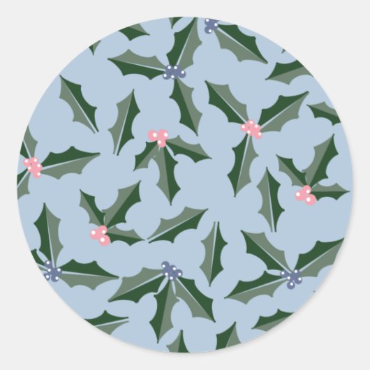 Sticker Rond Retro Holly (Devant)