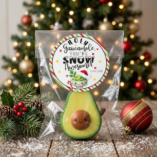 Sticker Rond Retro Holy Guacamole Vous êtes incroyablement géni