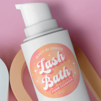 Retro Peach Moderne Nettoyant à la mousse à lessiv