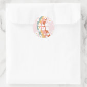 Sticker Rond Retro Rainbow Super One Daisy (Sac)