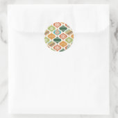 Sticker Rond Rétro Xmas Ginger & Spice (Sac)