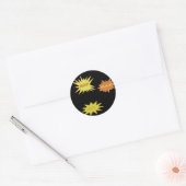 STICKER ROND RÉTRO ZAP ZOWIE BOP (Enveloppe)