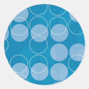 Sticker Rond Rétros cercles