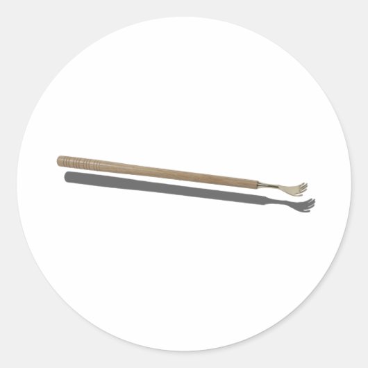 Sticker Rond RétrospectifBois022111 (Devant)