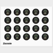 Sticker Rond Retrouvailles Familiales 2025 Conception Correspon (Feuille)