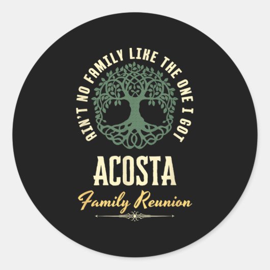 Sticker Rond Retrouvailles Familiales 2025 Conception Correspon (Devant)