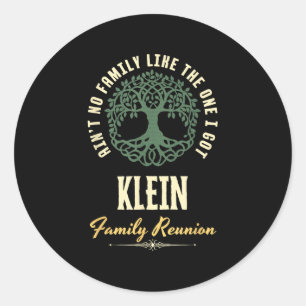 Sticker Rond Retrouvailles familiales 2025 Conception de jumela