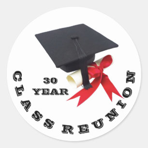 Sticker Rond Réunion de classe par 30 janvier