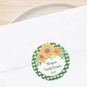 Sticker Rond Réunion de famille personnalisée