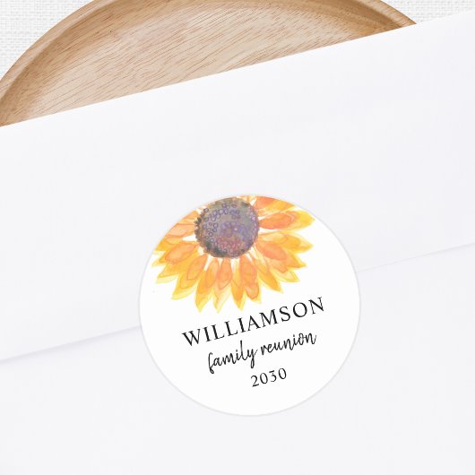 Sticker Rond Réunion familiale