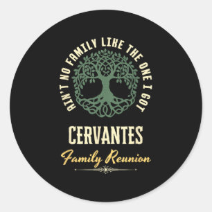 Sticker Rond Reunion familiale 2025 Conception de jumelage - Ce
