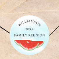 Réunion familiale de pastèque