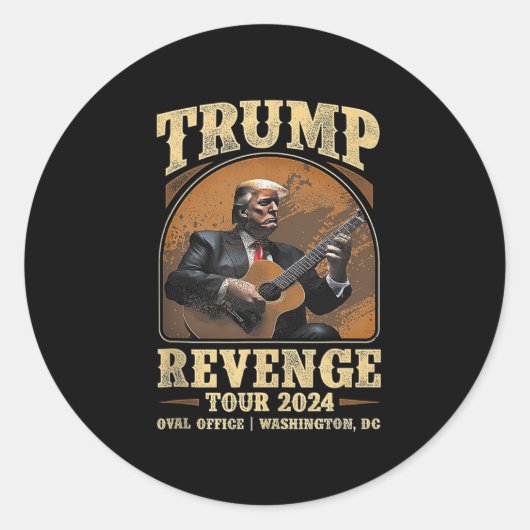Sticker Rond Revenge Tour 2024 2 (Devant)