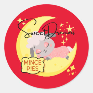 Sticker Rond Rêves sucrés et tartes