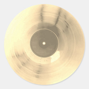 Sticker Rond Revêtement métallique en vinyle coloré