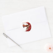 Sticker Rond Rex SuRfinG (Enveloppe)