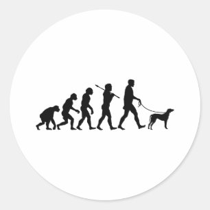 Sticker Rond Rhodesian Ridgeback