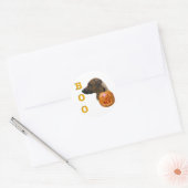 Sticker Rond Rhodesian Ridgeback Boo (Enveloppe)