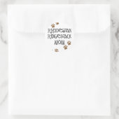 Sticker Rond Rhodesian Ridgeback Maman (Sac)