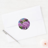 Sticker Rond Rhododendron (Enveloppe)