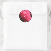 Sticker Rond Rhododendron rose (Sac)
