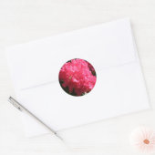 Sticker Rond Rhododendron rose (Enveloppe)