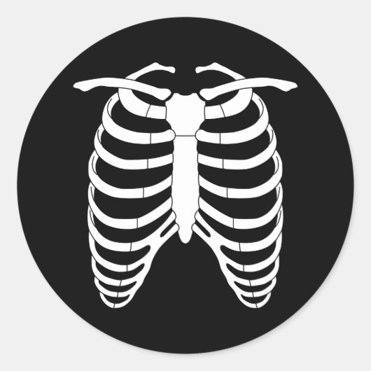 Sticker Rond Rib d'Horreur Original (Devant)