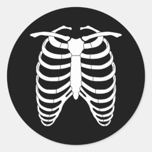 Sticker Rond Rib d'Horreur Original