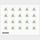 Sticker Rond Ribbit. C'est tout ce que j'ai. (Feuille)