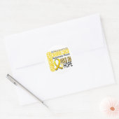 Sticker Rond Ribbon I2 du mois de sensibilisation au cancer che (Enveloppe)
