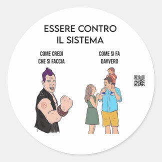 Sticker Rond ribellione