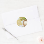 Sticker Rond Rice Facial Mask Label (Enveloppe)