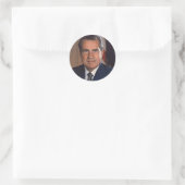 Sticker Rond Richard M. Nixon 37 (Sac)
