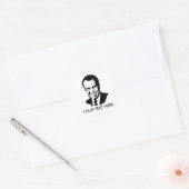 Sticker Rond Richard Nixon (Enveloppe)