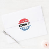 STICKER ROND RICHARD NIXON (Enveloppe)