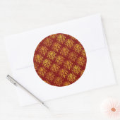 Sticker Rond Riches vacances Damas (Enveloppe)