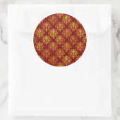 Sticker Rond Riches vacances Damas (Sac)