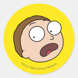 Sticker Rond RICK ET MORTY™   Morty's Moods